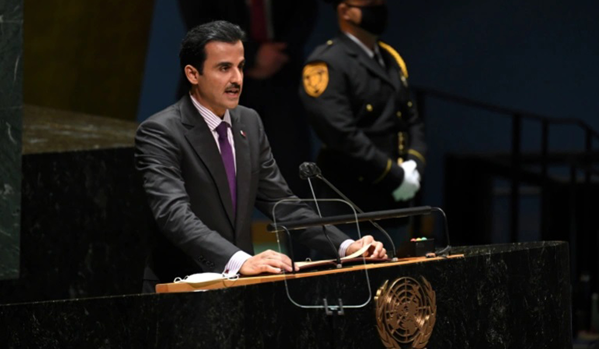 Amir addresses opening session of General Debate of 76th Session of UNGA